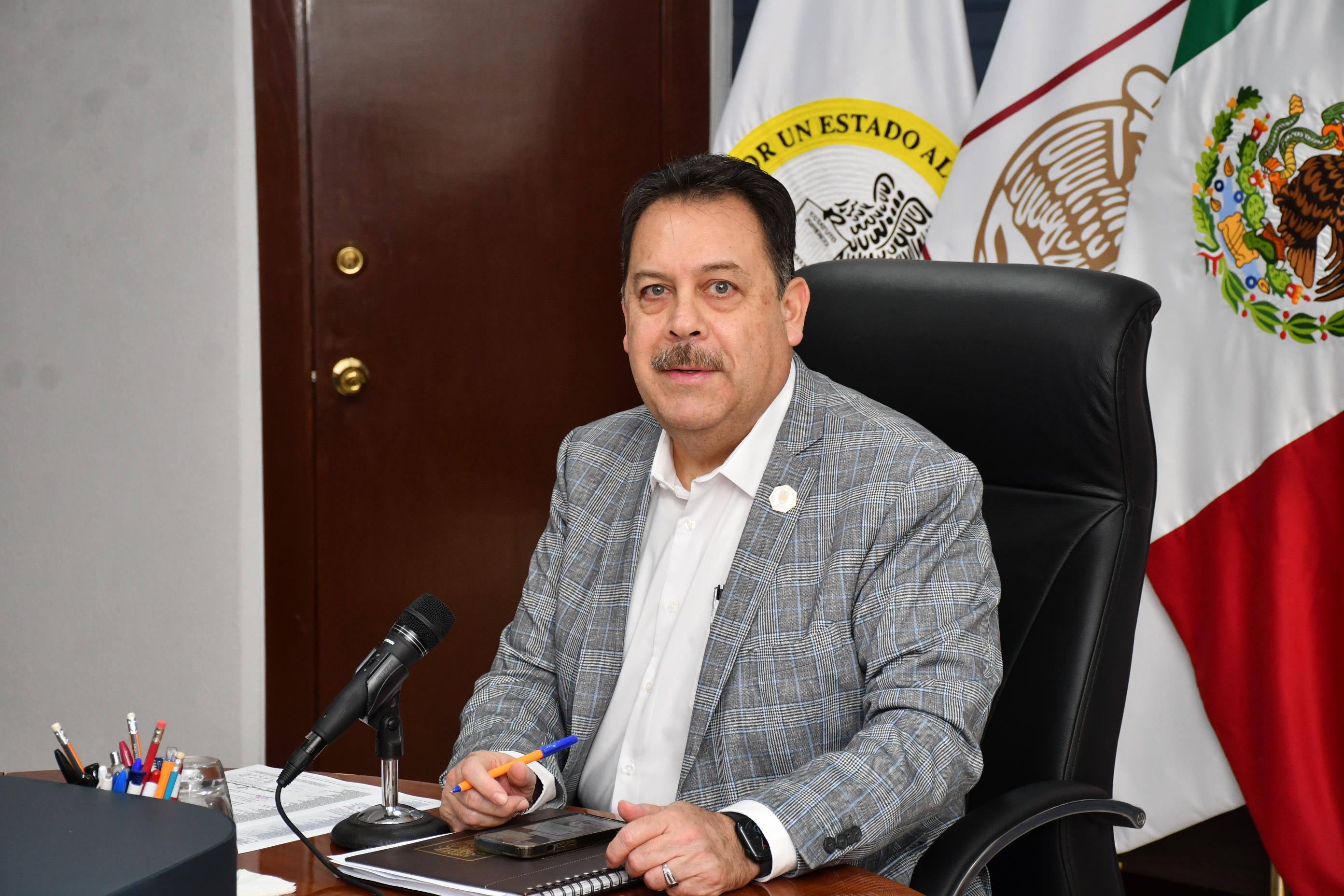 Reunión a distancia con el Director de Oficinas de Representación del ISSSTE, Rodrigo Ávila Carrasco